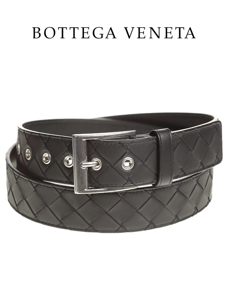 BOTTEGAVENETA (ボッテガヴェネタ) イントレチャート レザー ベルト