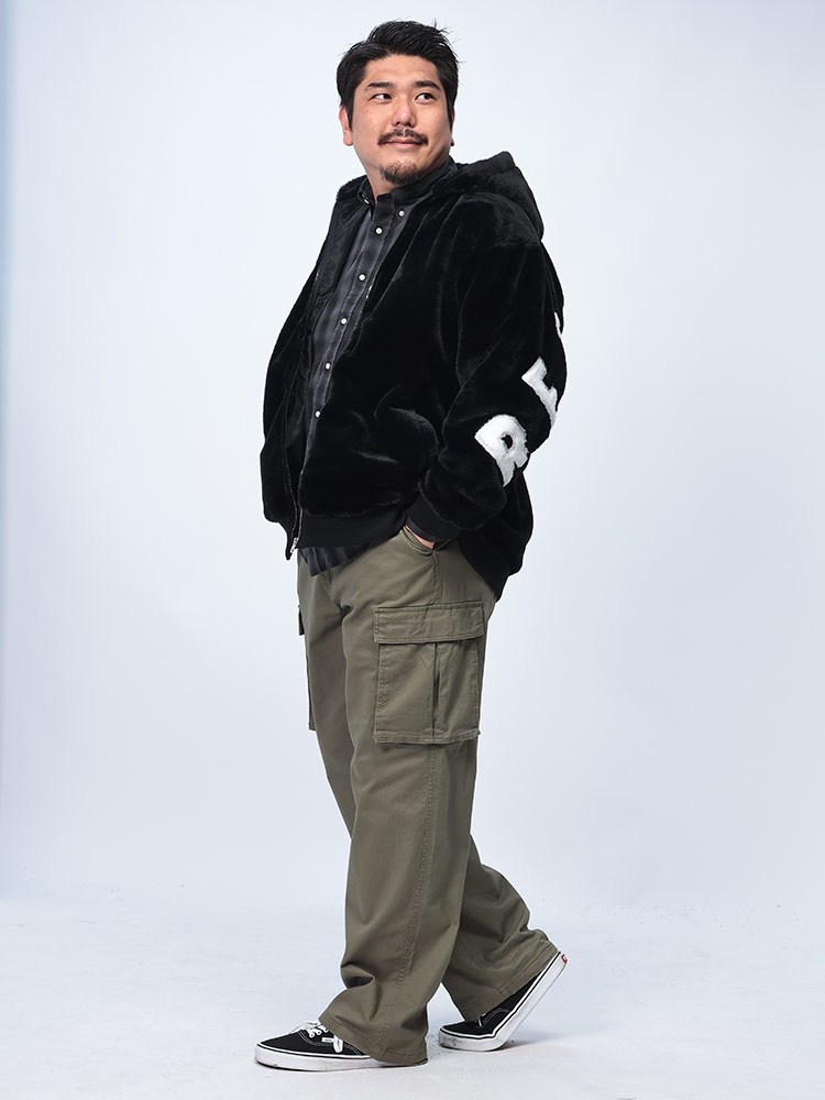 ファージャケット ストレートライン フルジップ アウター ブルゾン