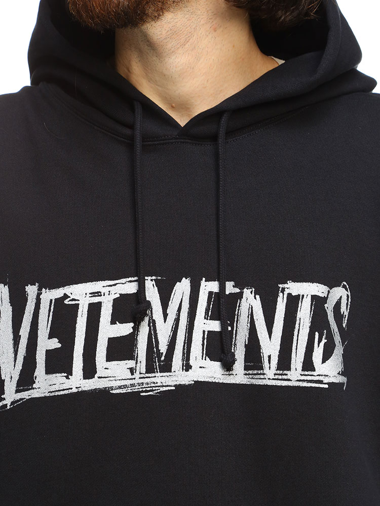 VETEMENTS ヴェトモン ブランド メンズ パーカー ロゴ プリント プル