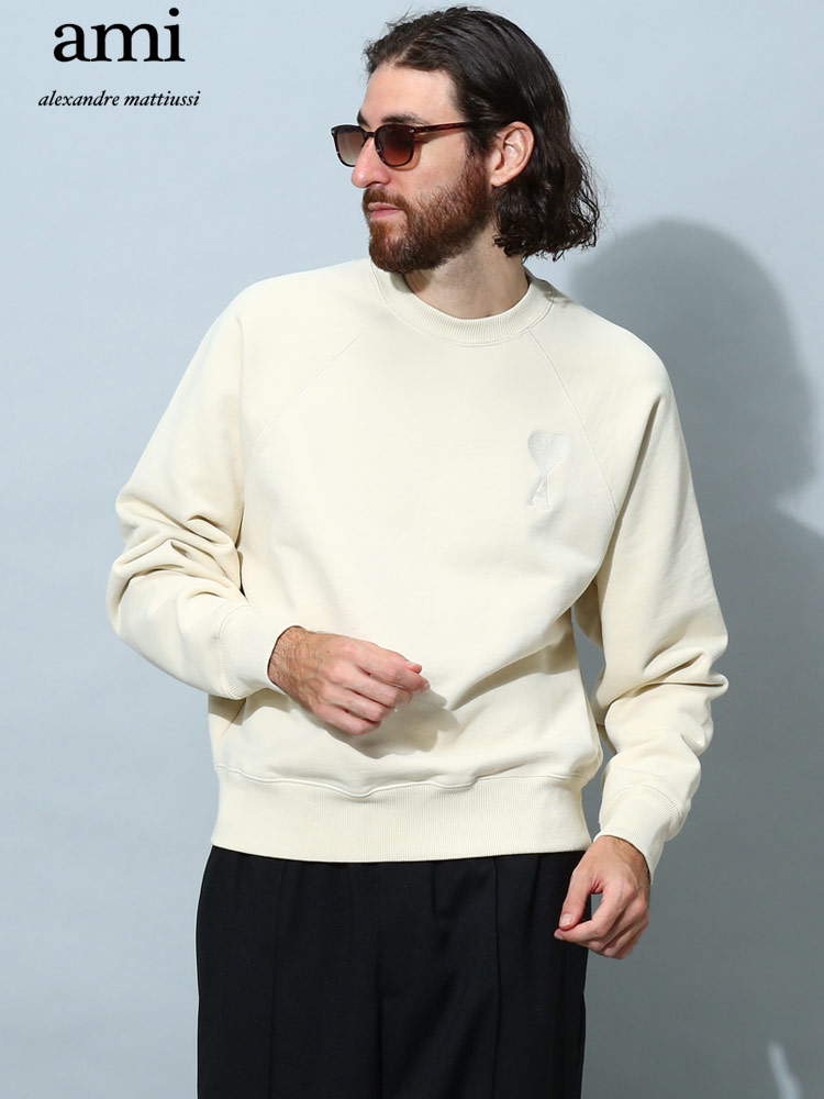 アミパリス メンズ トレーナー AMI PARIS ブランド スウェット 長袖