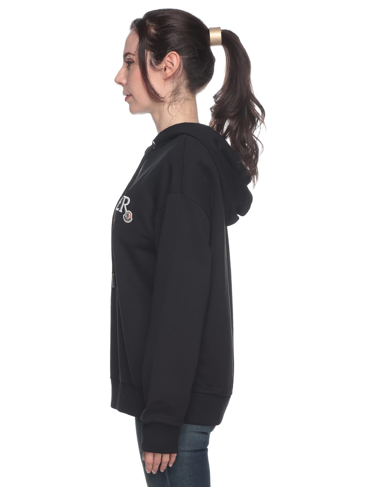 MONCLER (モンクレール) ロゴ刺繍 ワッペン コットンフリース ジャージ