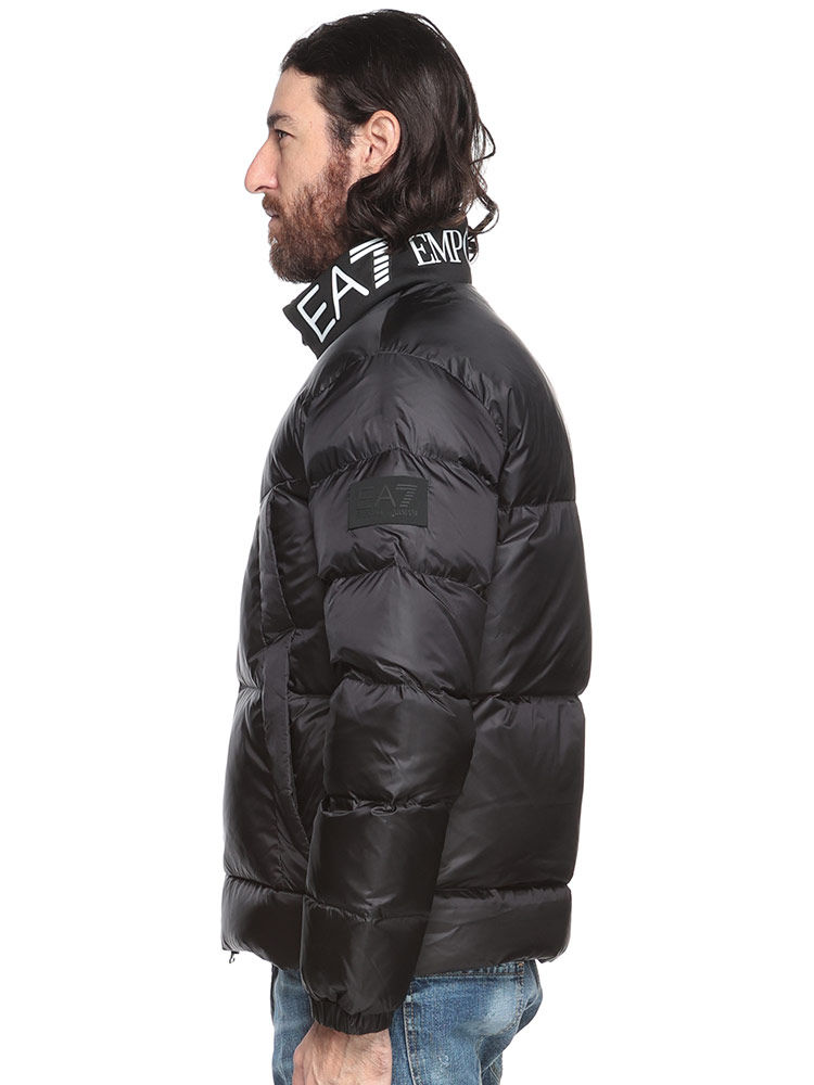EMPORIO ARMANI (エンポリオアルマーニ) ネックロゴ フルジップ ダウン