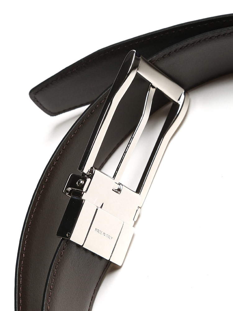 Ermenegildo Zegna (エルメネジルド ゼニア) 牛革 リバーシブル ピン