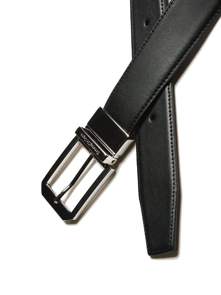 Ermenegildo Zegna (エルメネジルド ゼニア) リバーシブル 牛革 ピン