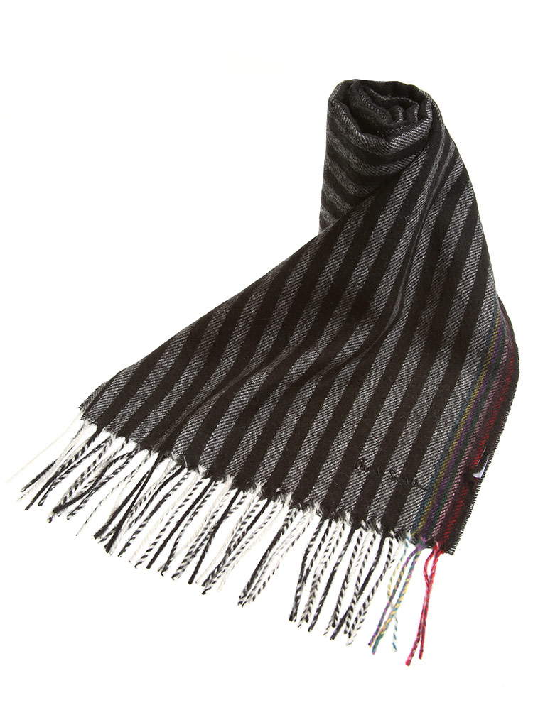 Paul smith ポールスミス ウール カシミヤ ストライプ マフラー