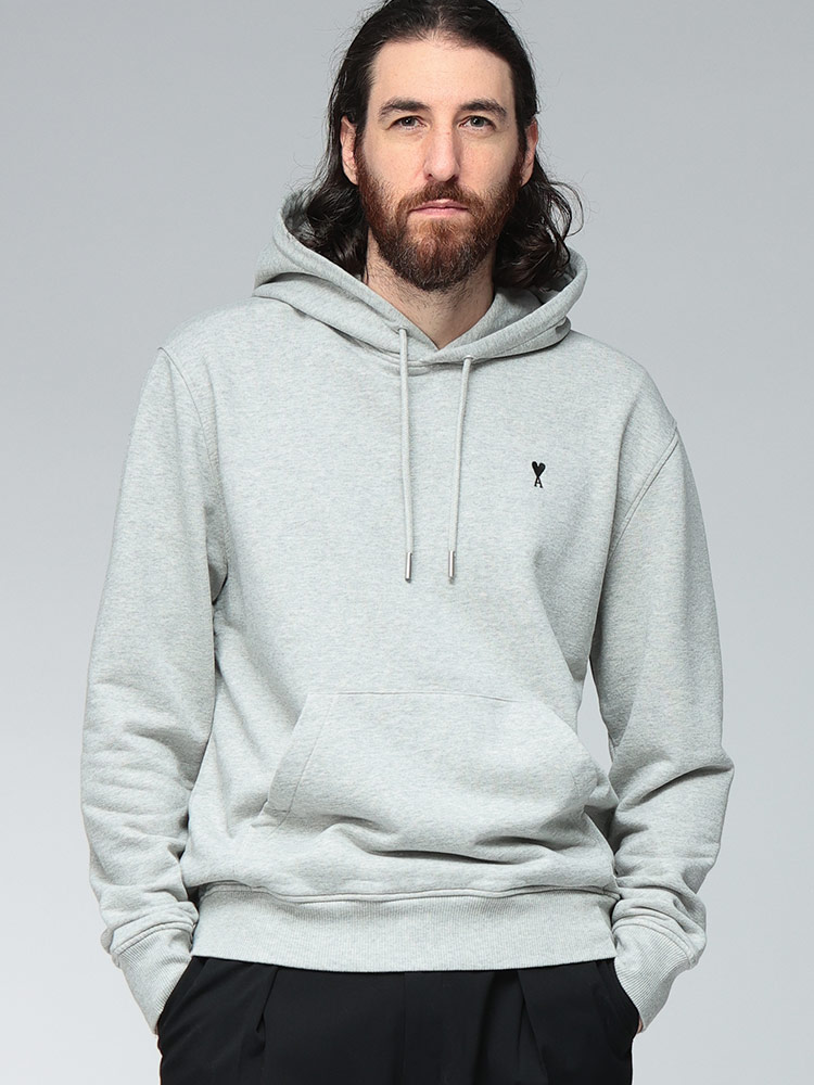 AMI PARIS (アミパリス) ワンポイントロゴ プルオーバー パーカー Ami