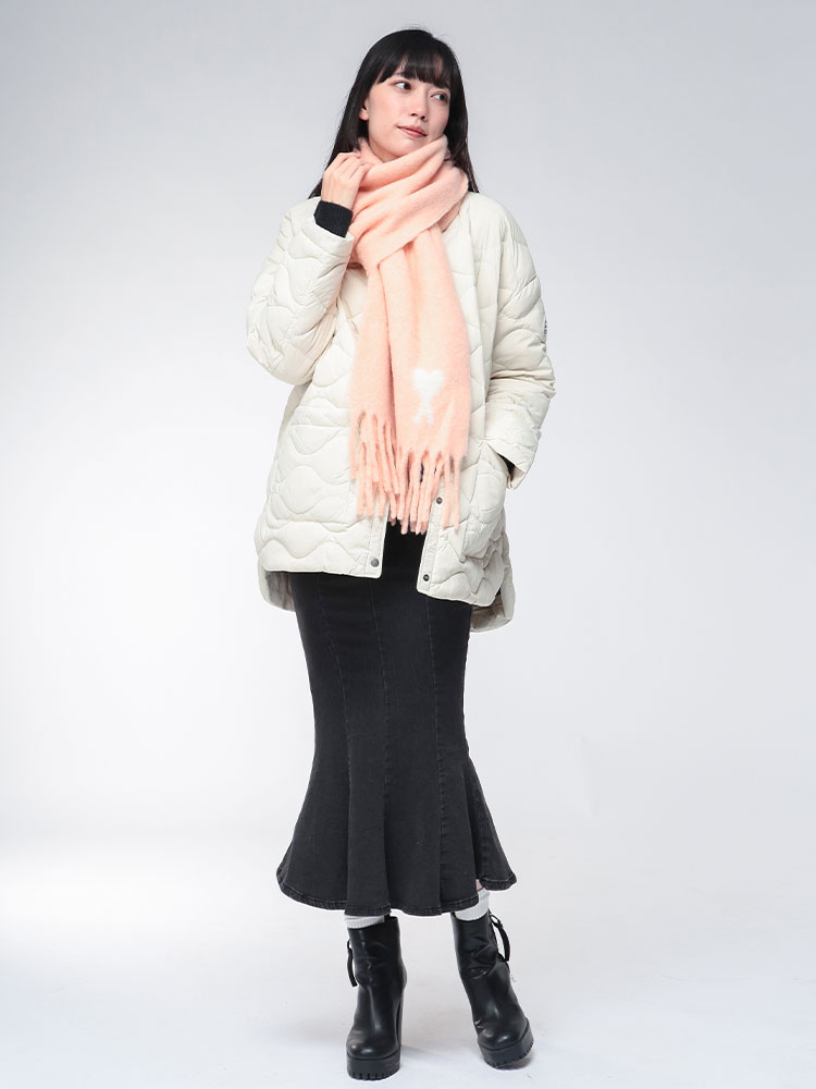 AMI PARIS (アミパリス) 無地 アルパカ ピュアウール ブレンド