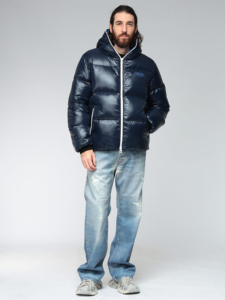 DUVETICA (デュベティカ) ワンポイントロゴ フルジップ ダウン