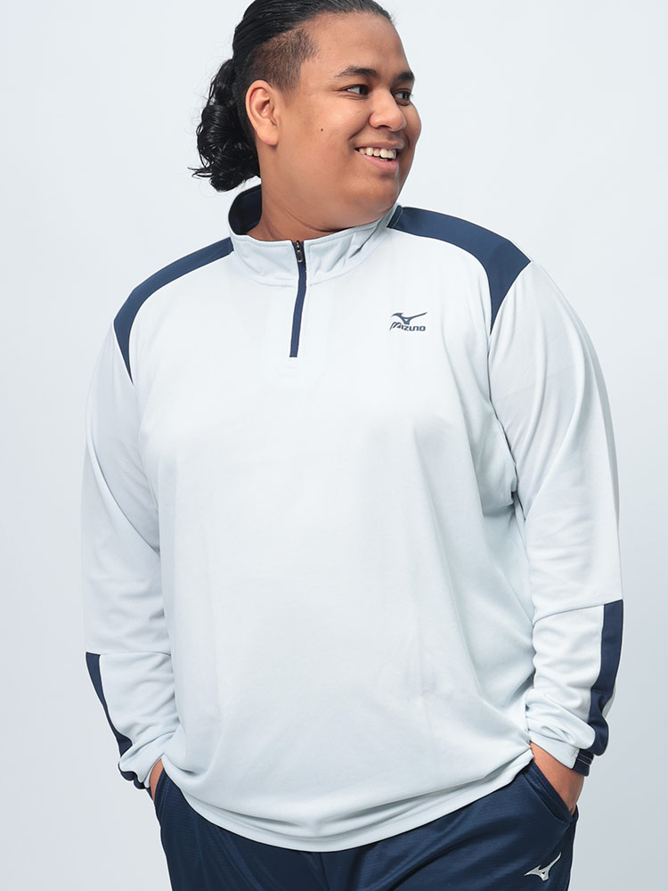 長袖 シャツ Pure Hyper ハーフジップ トップス スタンド スポーツ