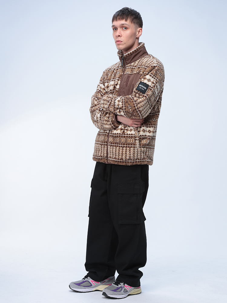 OUTDOOR PRODUCTS (アウトドアプロダクツ) ボアフリース 総柄