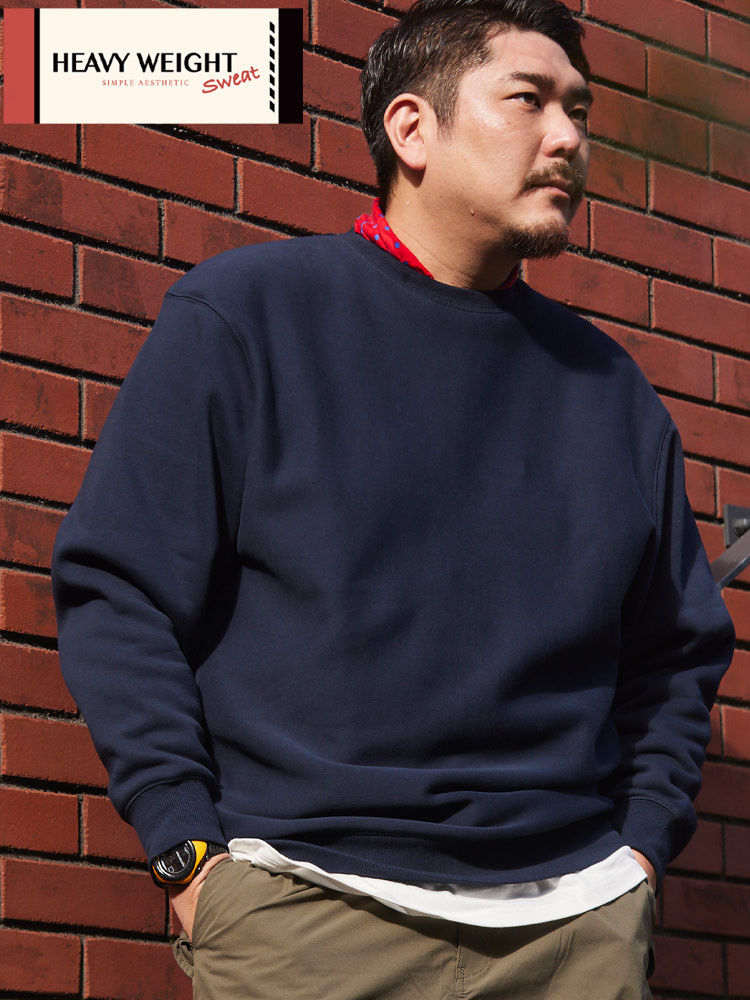 トレーナー ヘビーウェイト スウェット クルーネック トップス