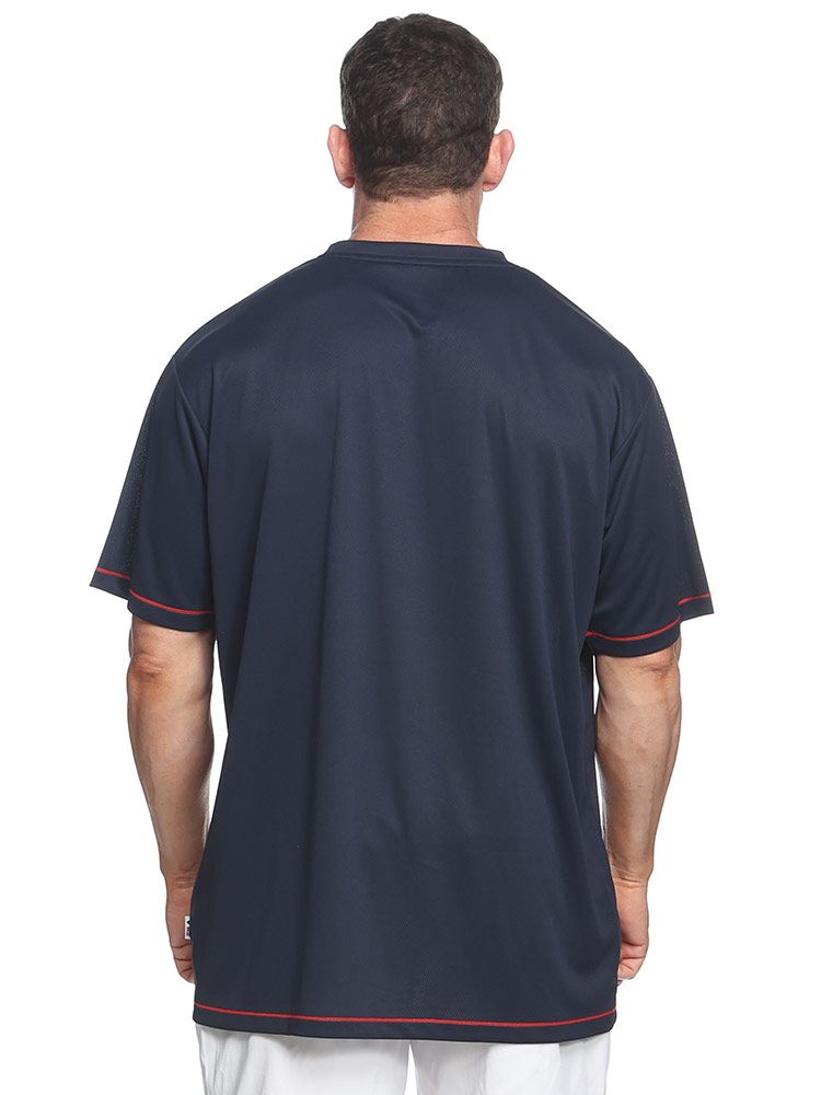 半袖 Tシャツ 吸水速乾 ダブルメッシュ クルーネック トップス