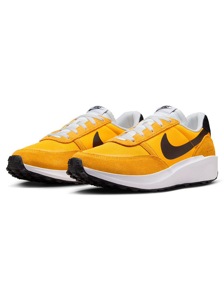 ローカットスニーカー スエード×ナイロン ワッフル ナビ FJ4195