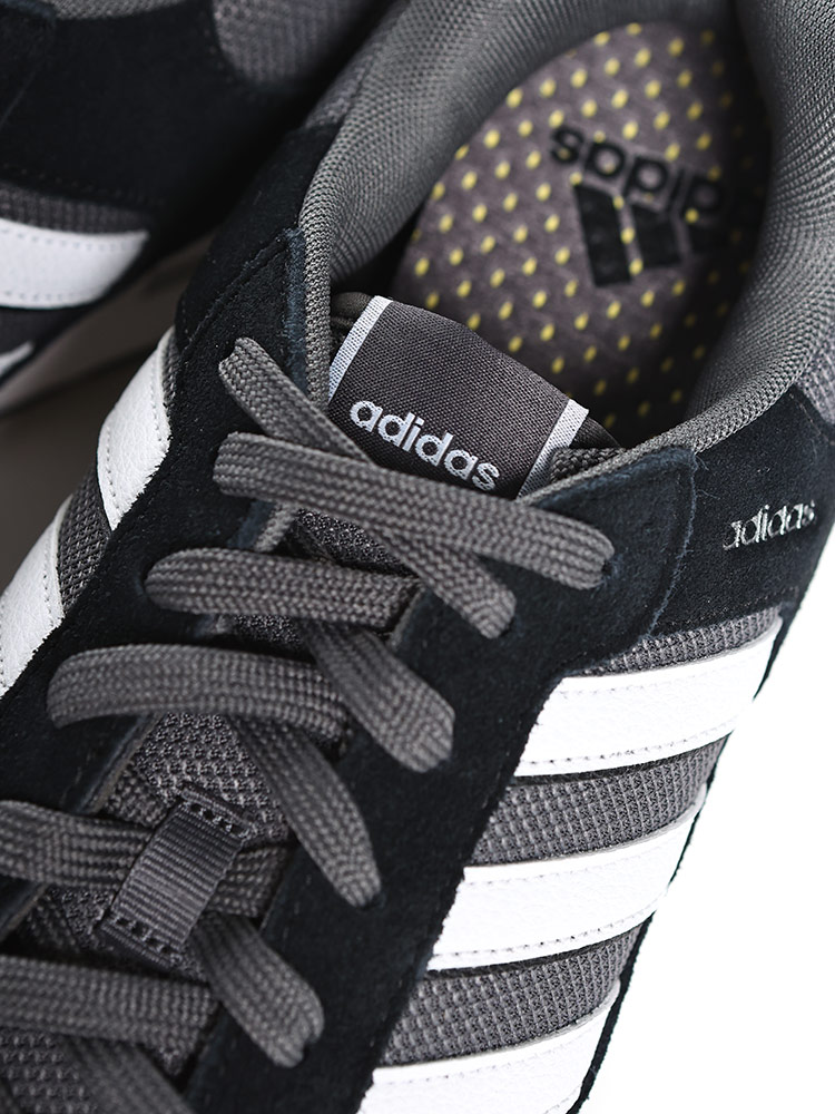 ランニングシューズ スエード メッシュ スリーストライプ RUN 80s M