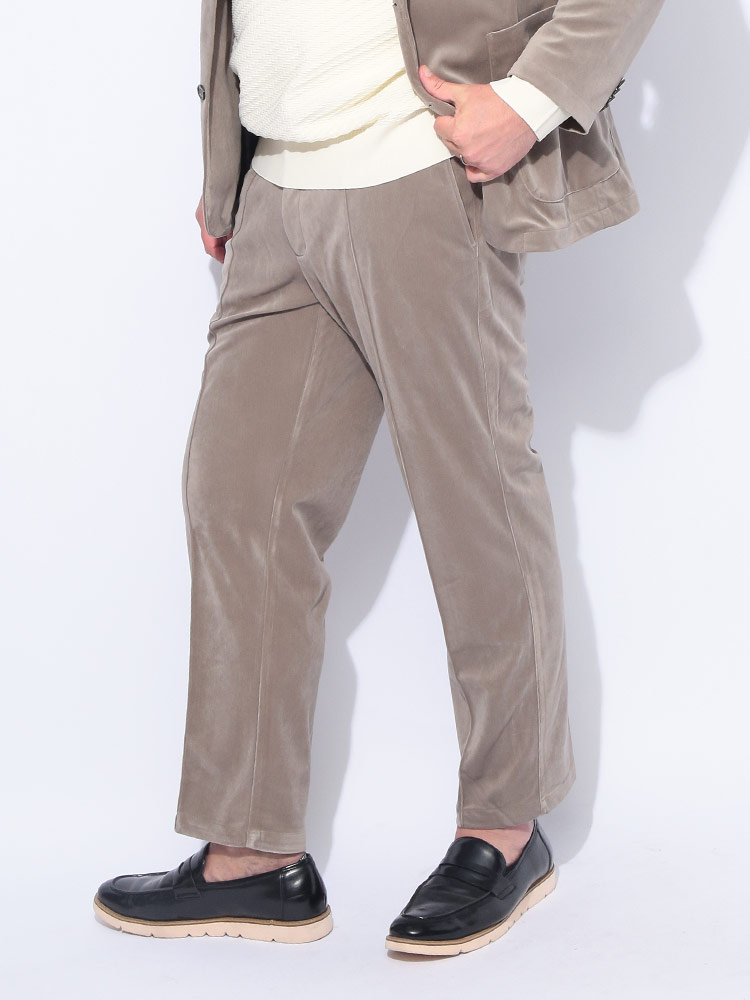 ノータック スラックス ウエストドローコード ストレッチ コール