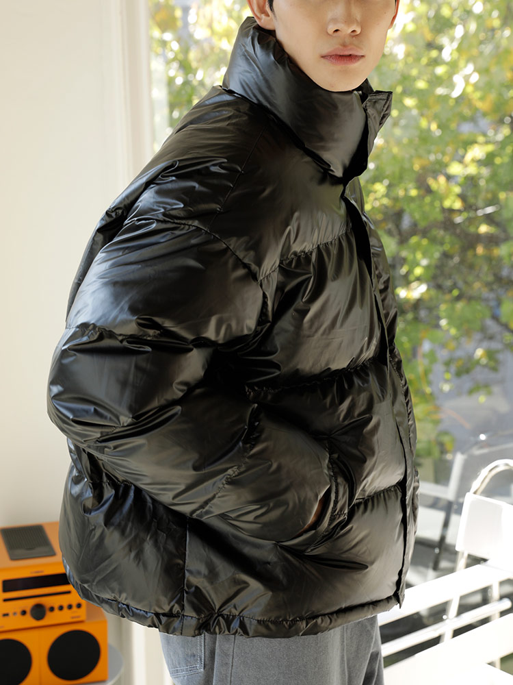 KoZ (コズ) シャイニー フルジップ 中綿ブルゾン L ジャケット