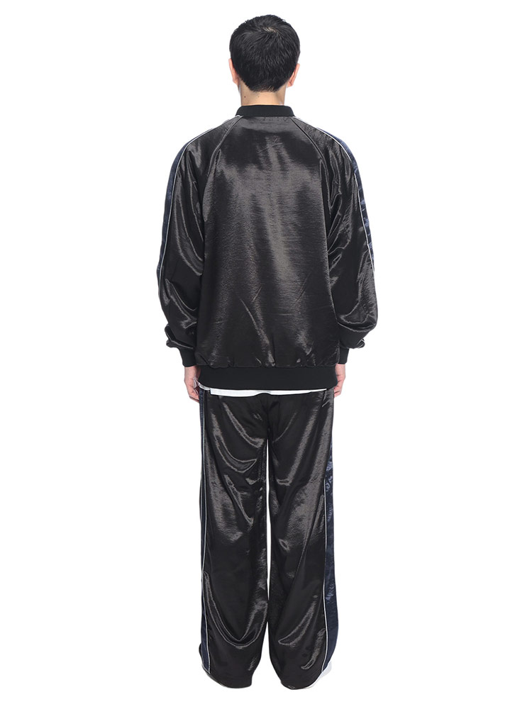 TESS (テス) ジャージ セットアップ サテン生地 SETUP サイドライン