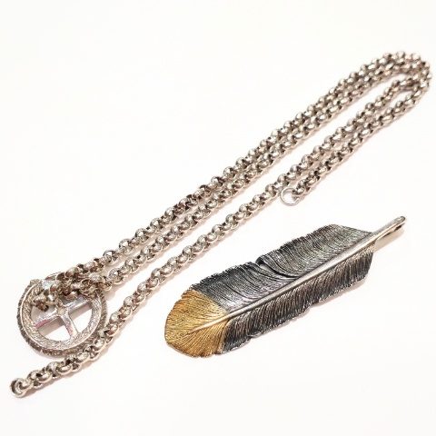 SAAD サード シルバーネックレス フェザートップ SV925の買取実績