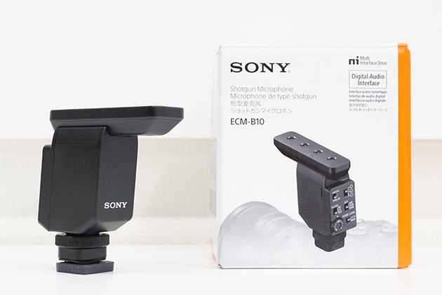高性能・多機能でこのサイズ! ソニー マイク ECM-B10 ブイログカムにも