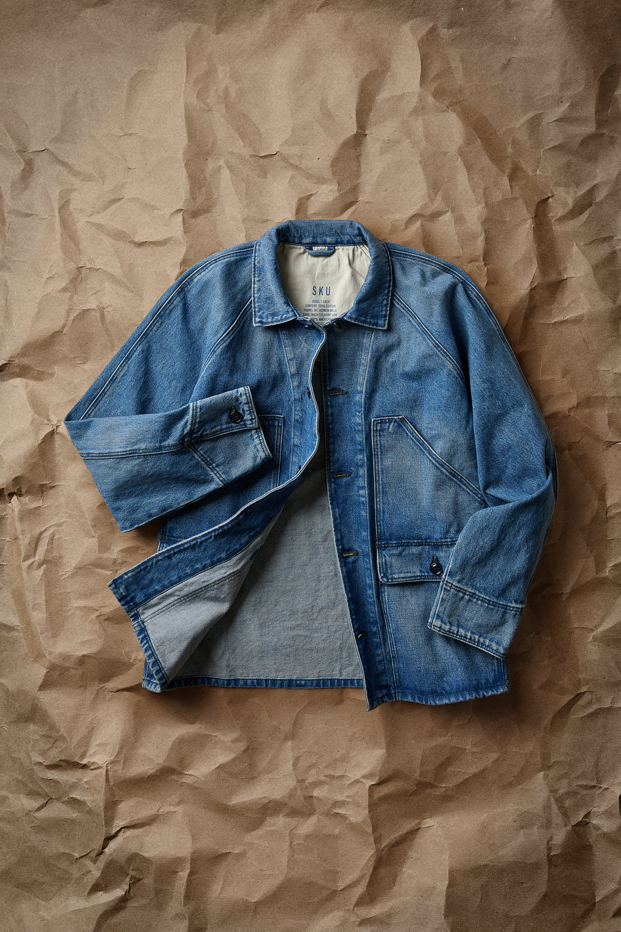 Broken Twill Denim Chore Jacket – Save Khaki United