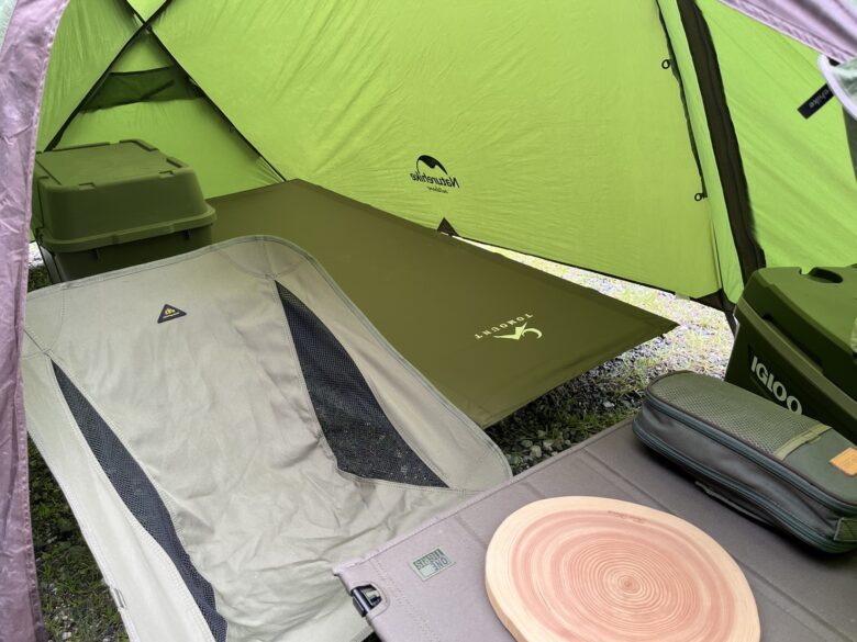 3人用テントだけどコンパクトだからソロテントとして使える