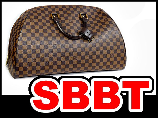 売切】ルイヴィトン、ダミエのお洒落なボストンバッグ！ | エルメス