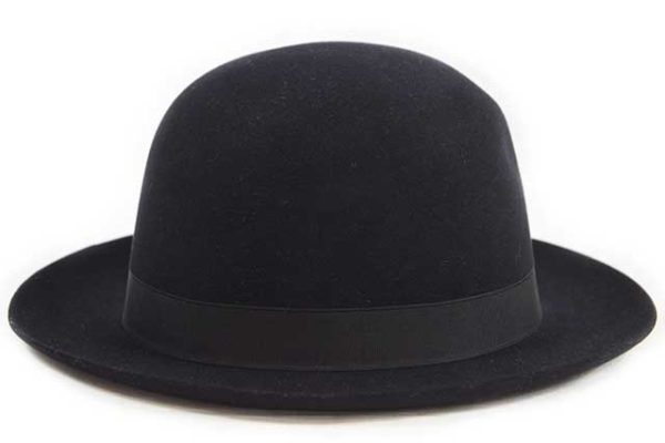 HERMES エルメス ハット 57 チャコールグレー HERMES エルメスレザー