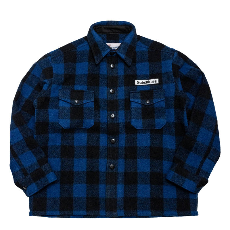 BUFFALO CHECK JACKET / BLUE CHECK – SC WEB STORE