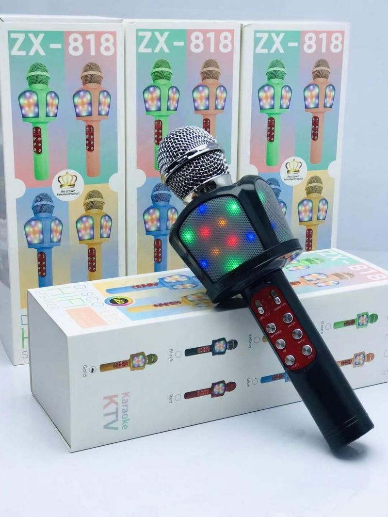ZX-818ワイヤレストゥースワイヤレスカラオケマイクスピーカーサポート