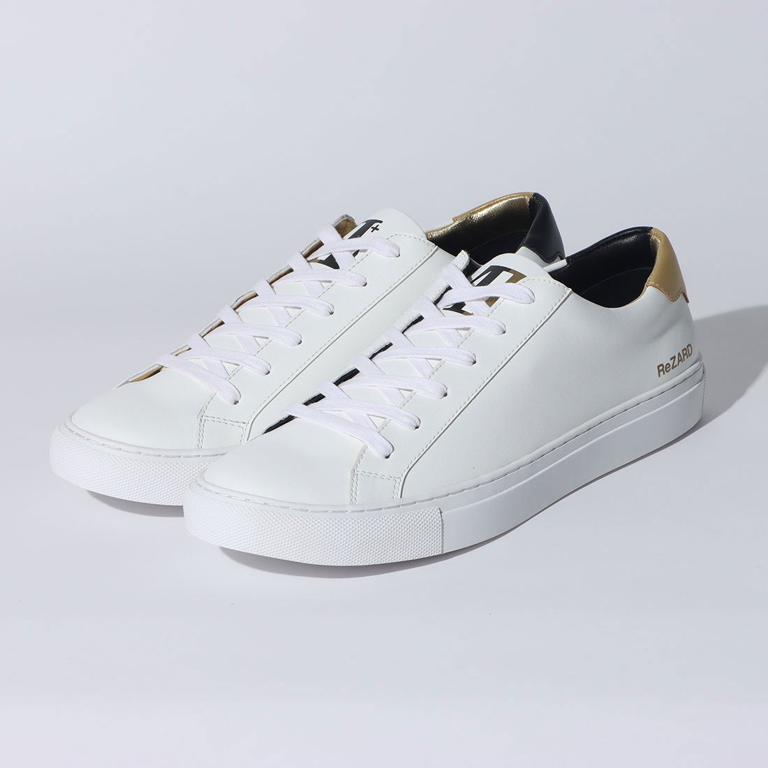 リザード ReZARD ホワイトレザースニーカー （ヒカルツートン