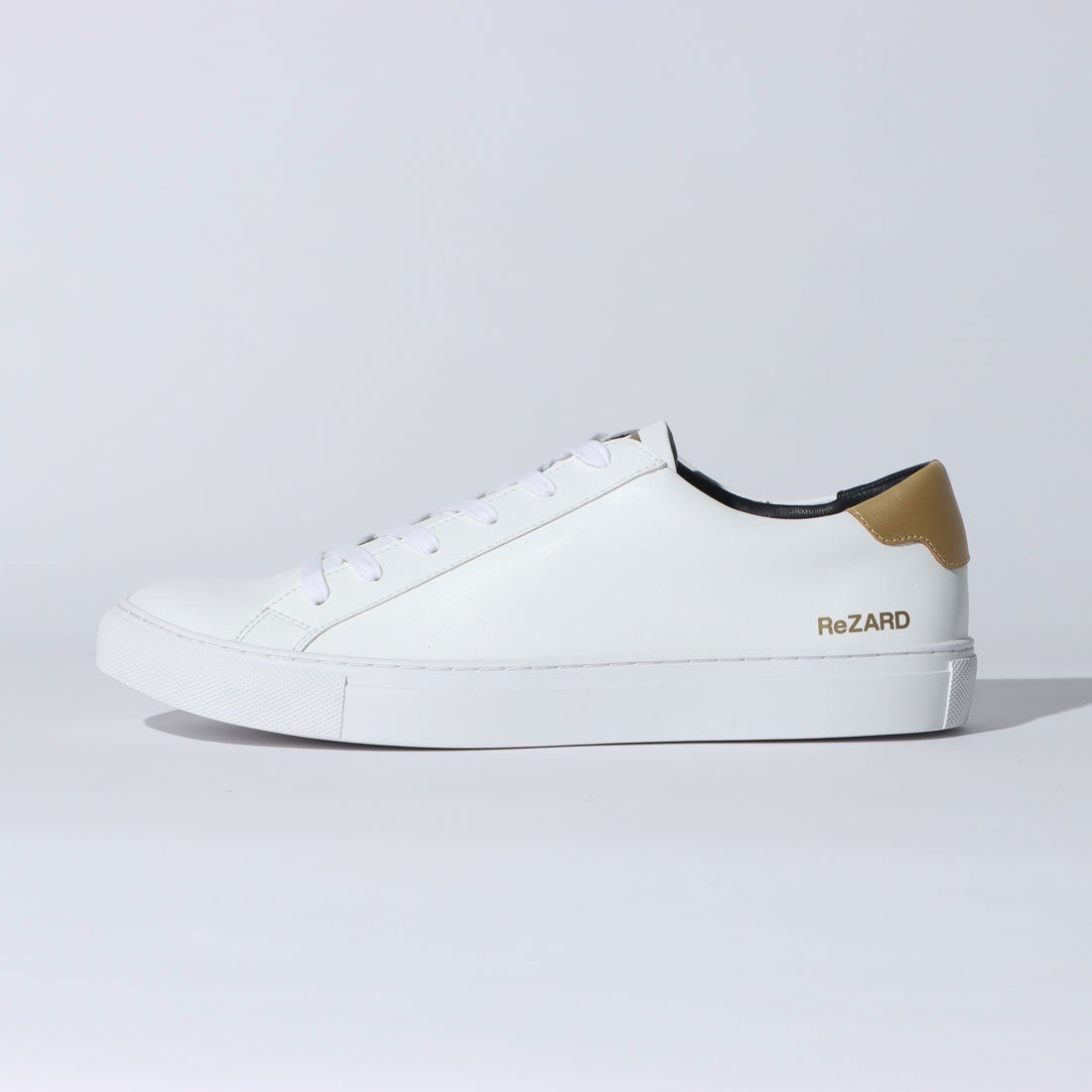リザード ReZARD ホワイトレザースニーカー （ヒカルツートン