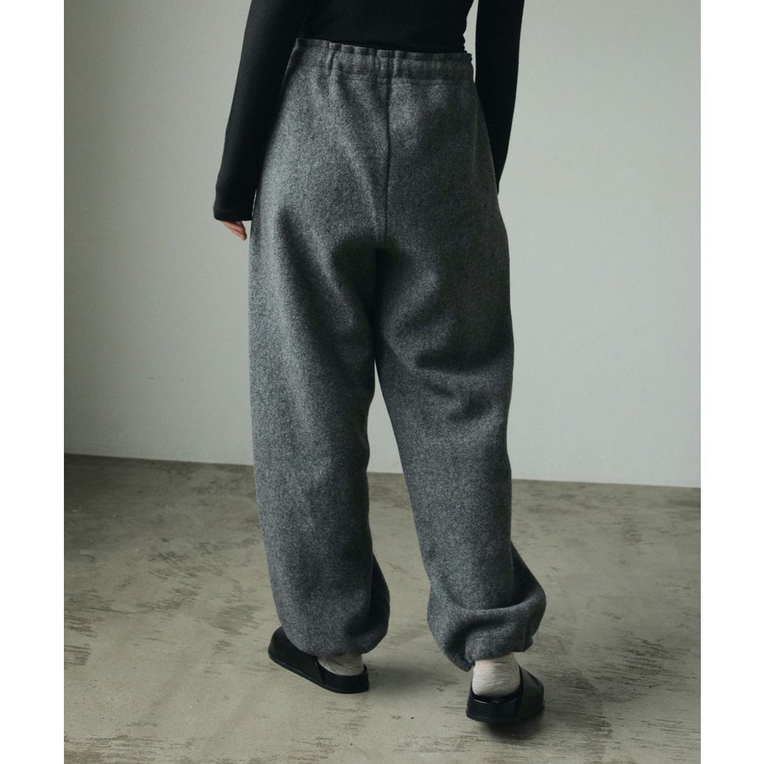 キャナルジーン CANAL JEAN anuke(アンヌーク) Drawstring Wool Pants