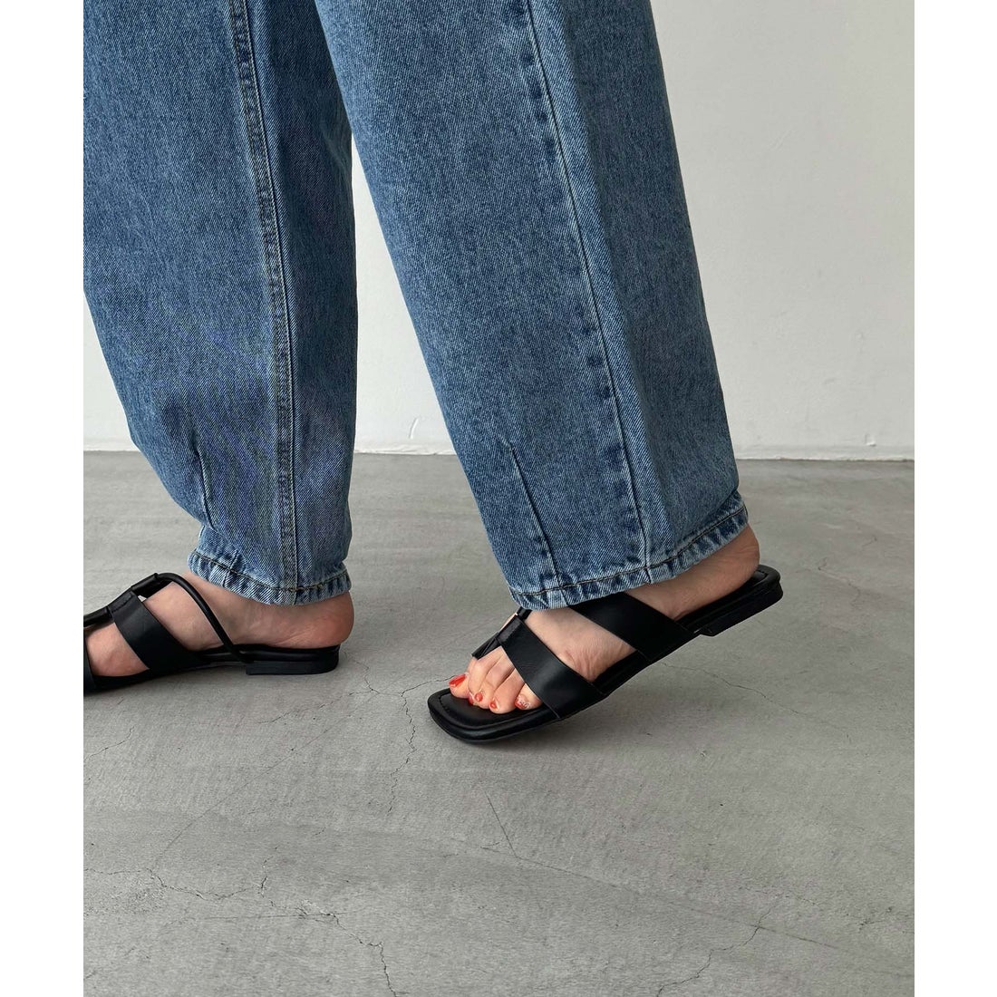 キャナルジーン CANAL JEAN El mar ヨークデニムパンツ （インディゴ