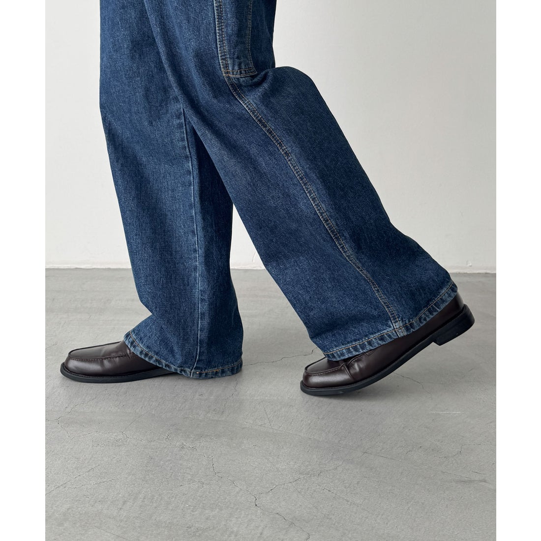 キャナルジーン CANAL JEAN El mar ペインターデニムパンツ