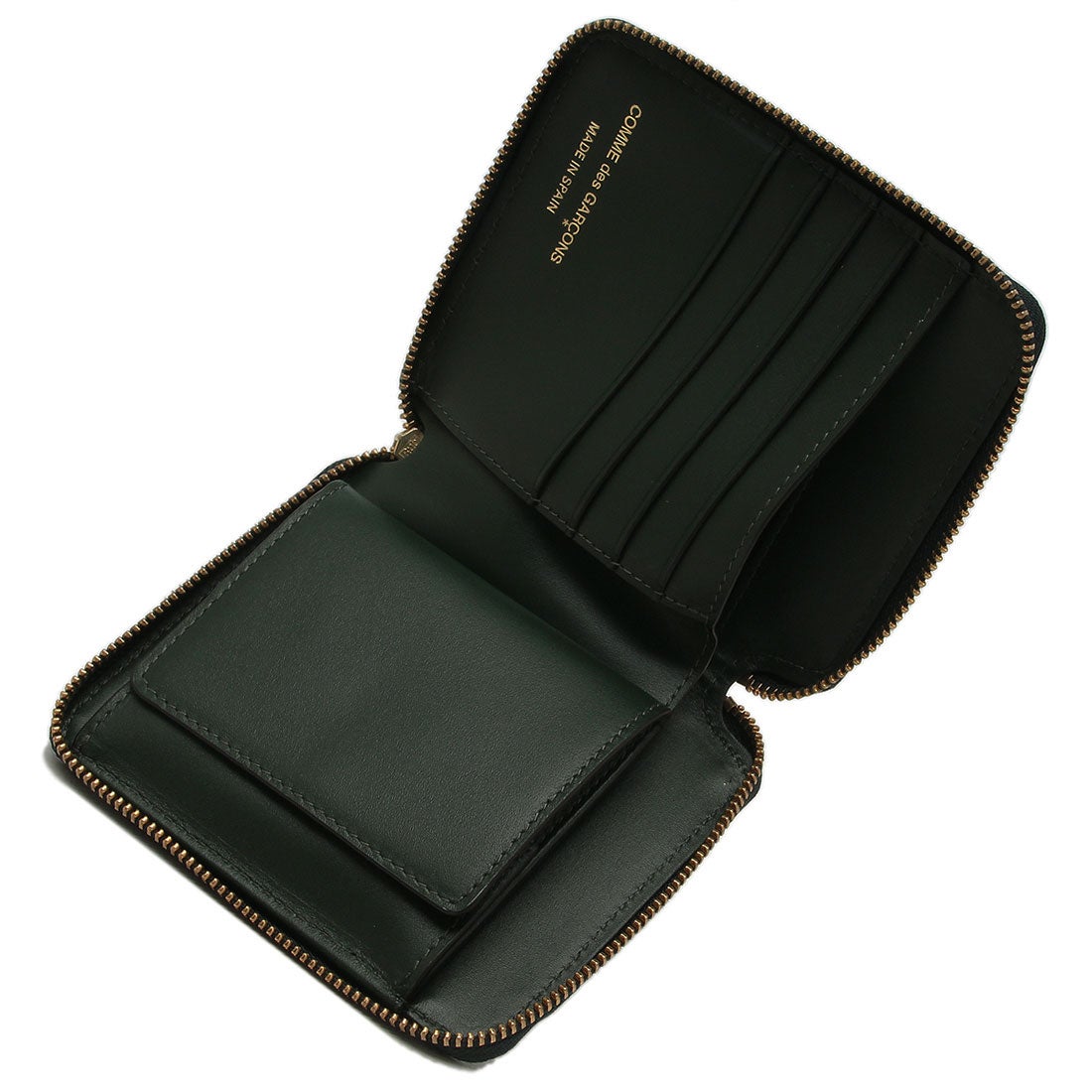 コムデギャルソン COMME des GARCONS 二つ折り財布 ミニ財布 グリーン