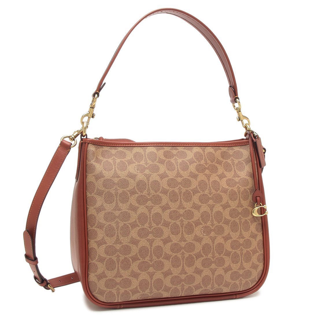 コーチ COACH ショルダーバッグ キャリー シグネチャー コーティド