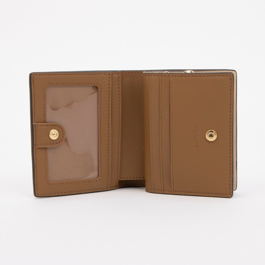 コーチ COACH ☆$178 シグニチャーモノグラム柄二つ折り財布