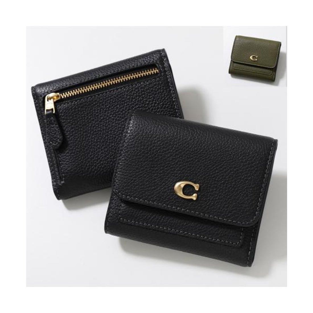 コーチ COACH COACH 二つ折り財布 ミラ CAO13 メタルロゴ （B4/BLACK