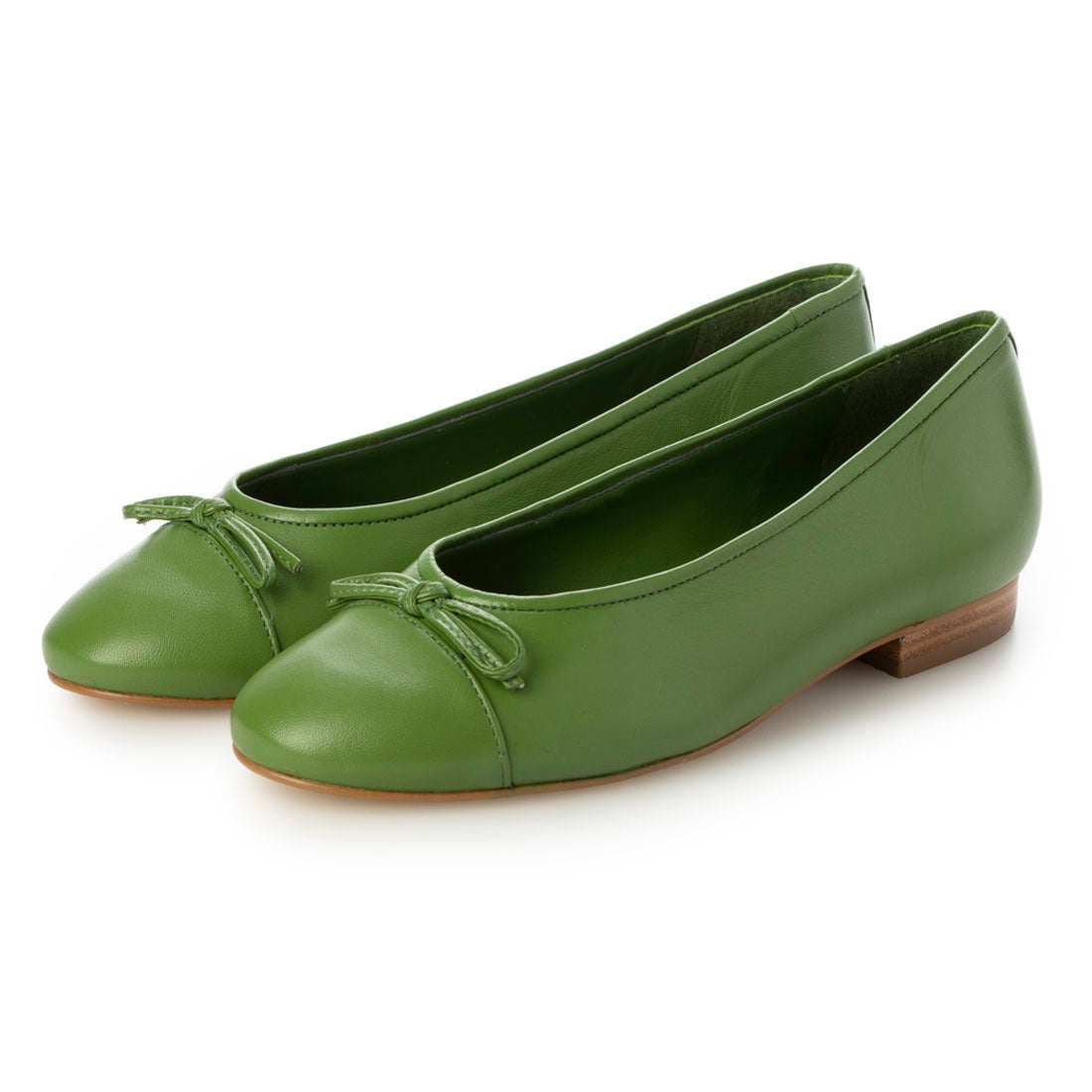 カラーノ CARRANO バレエシューズ （グリーン） -レディースシューズ