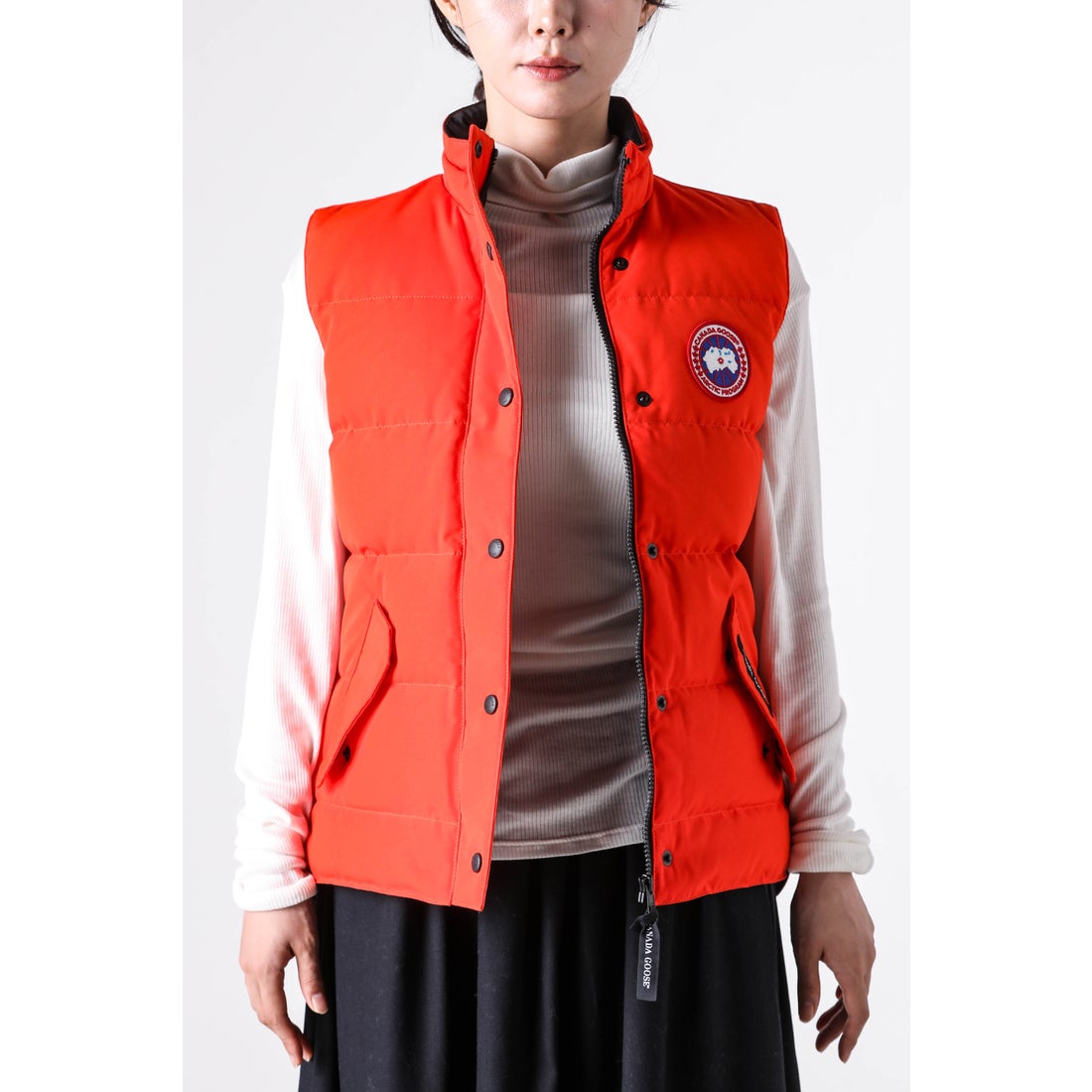 カナダグース CANADA GOOSE Freestyle Vest （Orange） -FASCINATE