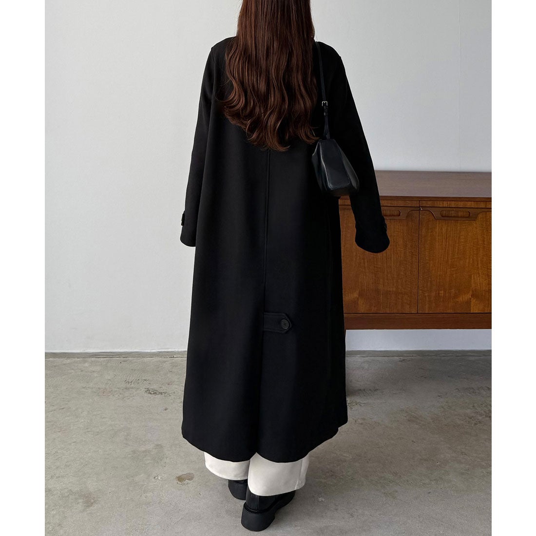 カラウティア callautia callautia ダブルボタンロングチェスター