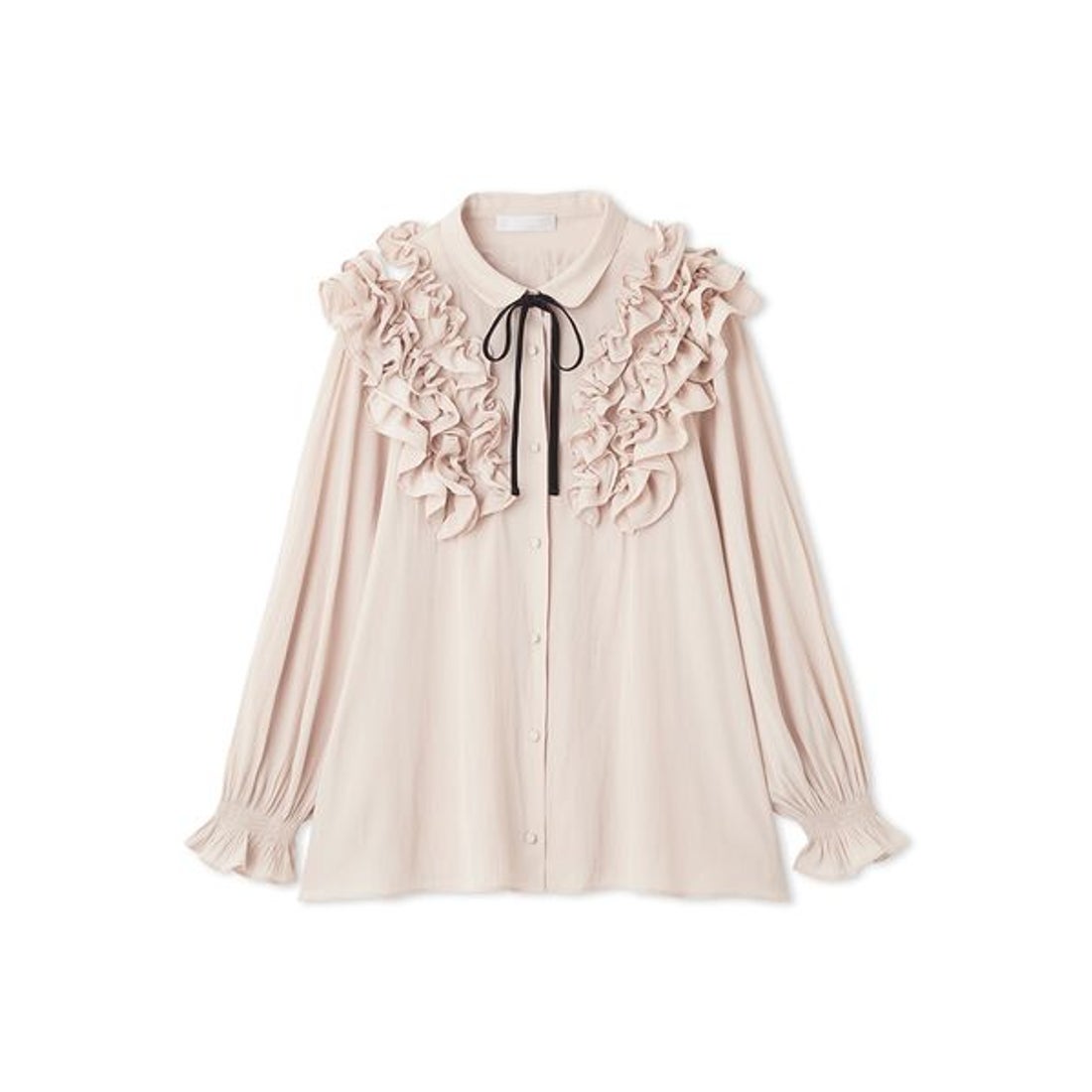 セルフォード CELFORD フリルヨークシャツカラーブラウス （OWHT