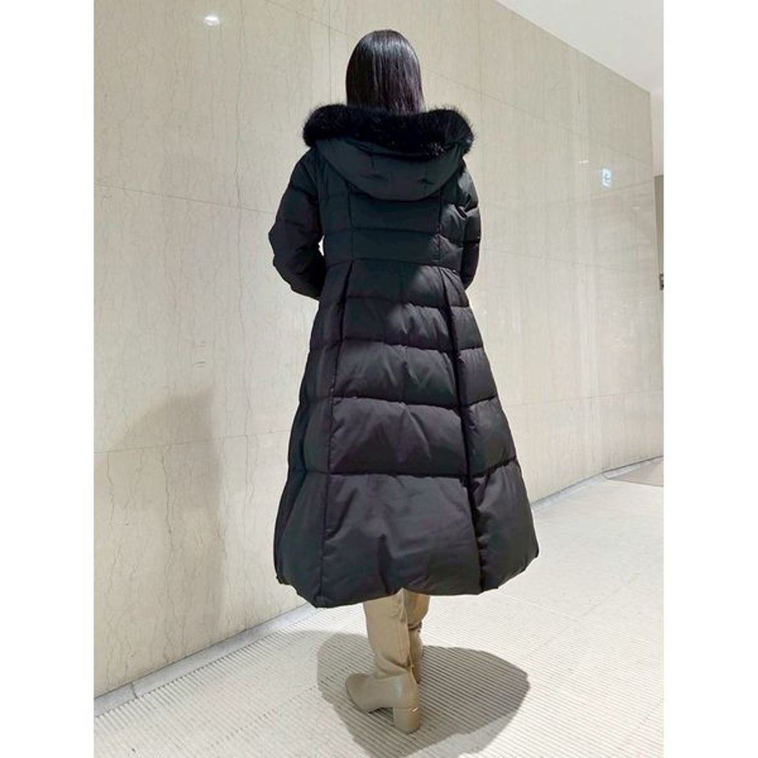 新品*OCHIRLY*レディース セレブ リボンベルト春ダウンコートXL 新品