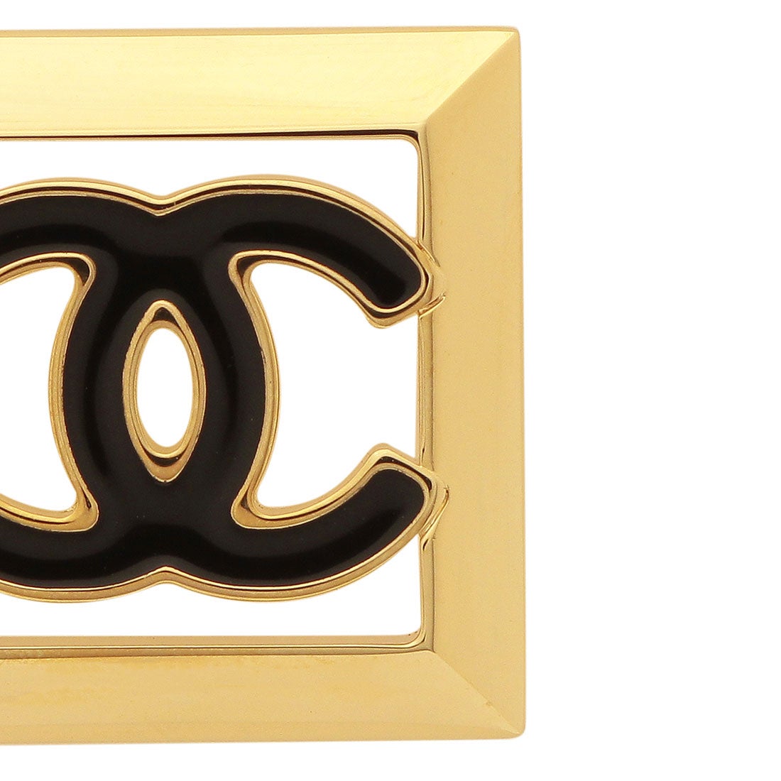 シャネル CHANEL ピアス ココマーク CCマーク ゴールド ブラック