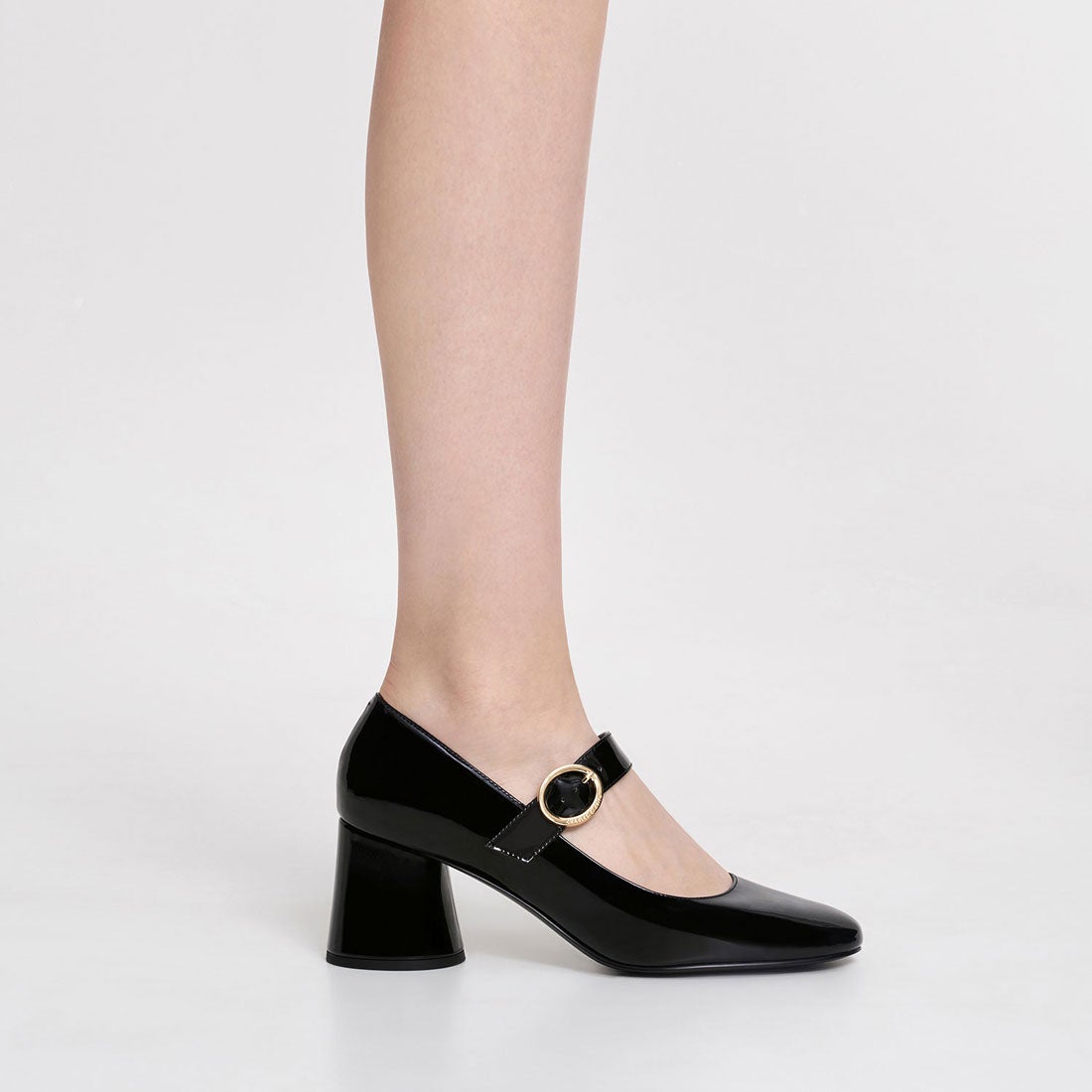 CHARLES & KEITH シリンダーブロックヒール メリージェーン 【再入荷