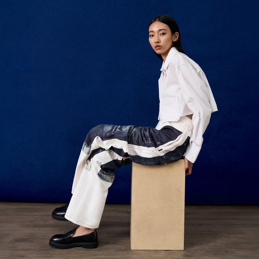 CHARLES & KEITH カバードリッジソール ローファー 【再入荷