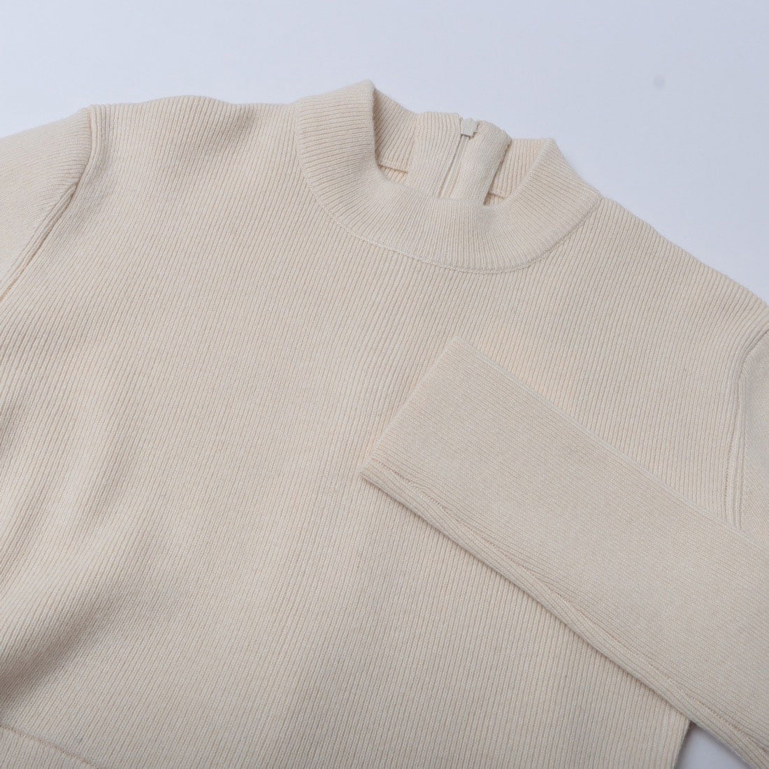 クラネ CLANE WOOL SHORT KNIT ALL IN ONE （GRAY） - ファッション