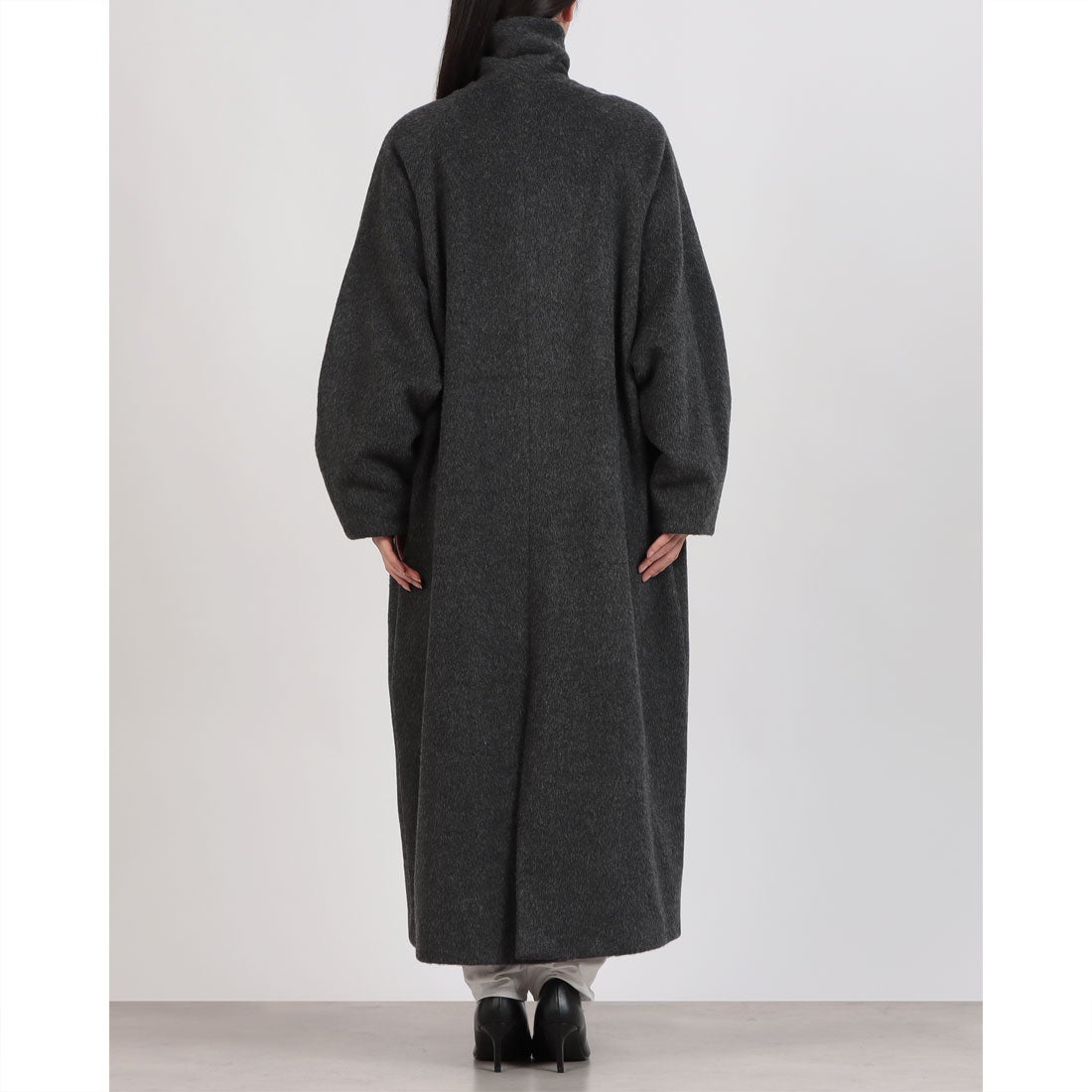 クラネ CLANE DOUBLE WOOL LONG COAT （GRAY） - ファッション通販