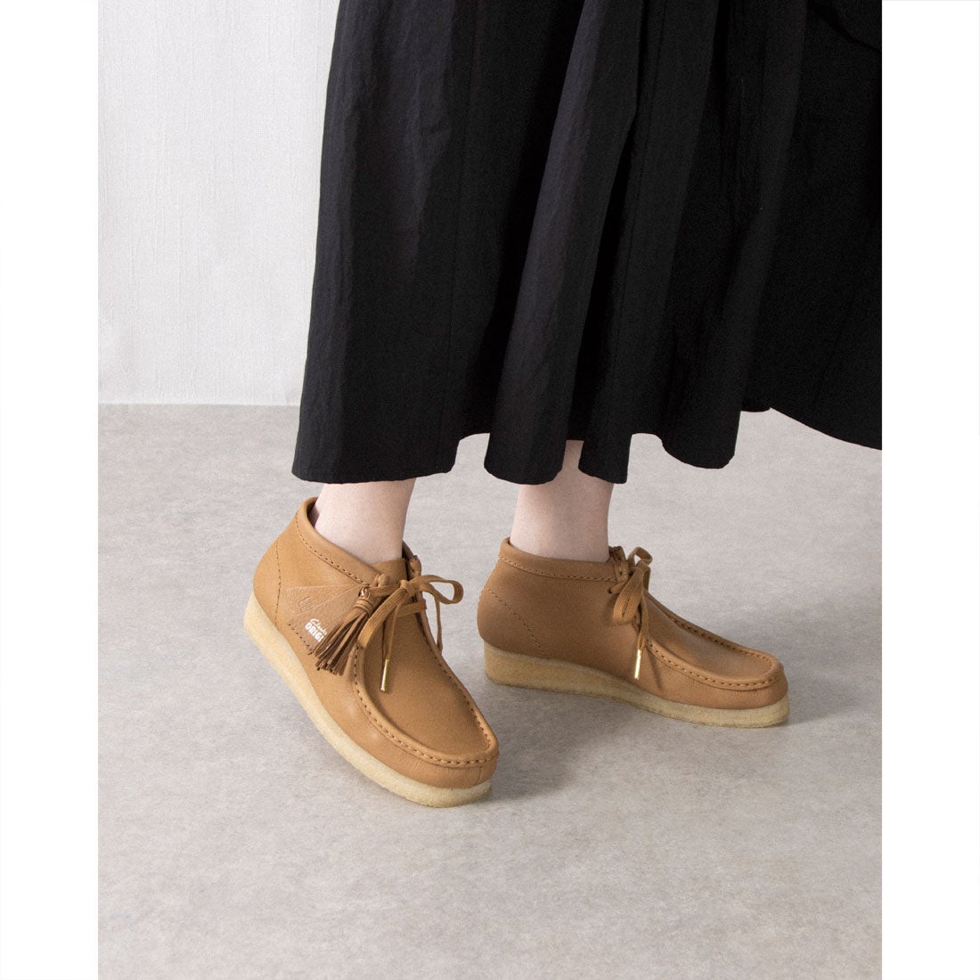 Wallabee Boot. / レディース ワラビーブーツ （ブラックスエード