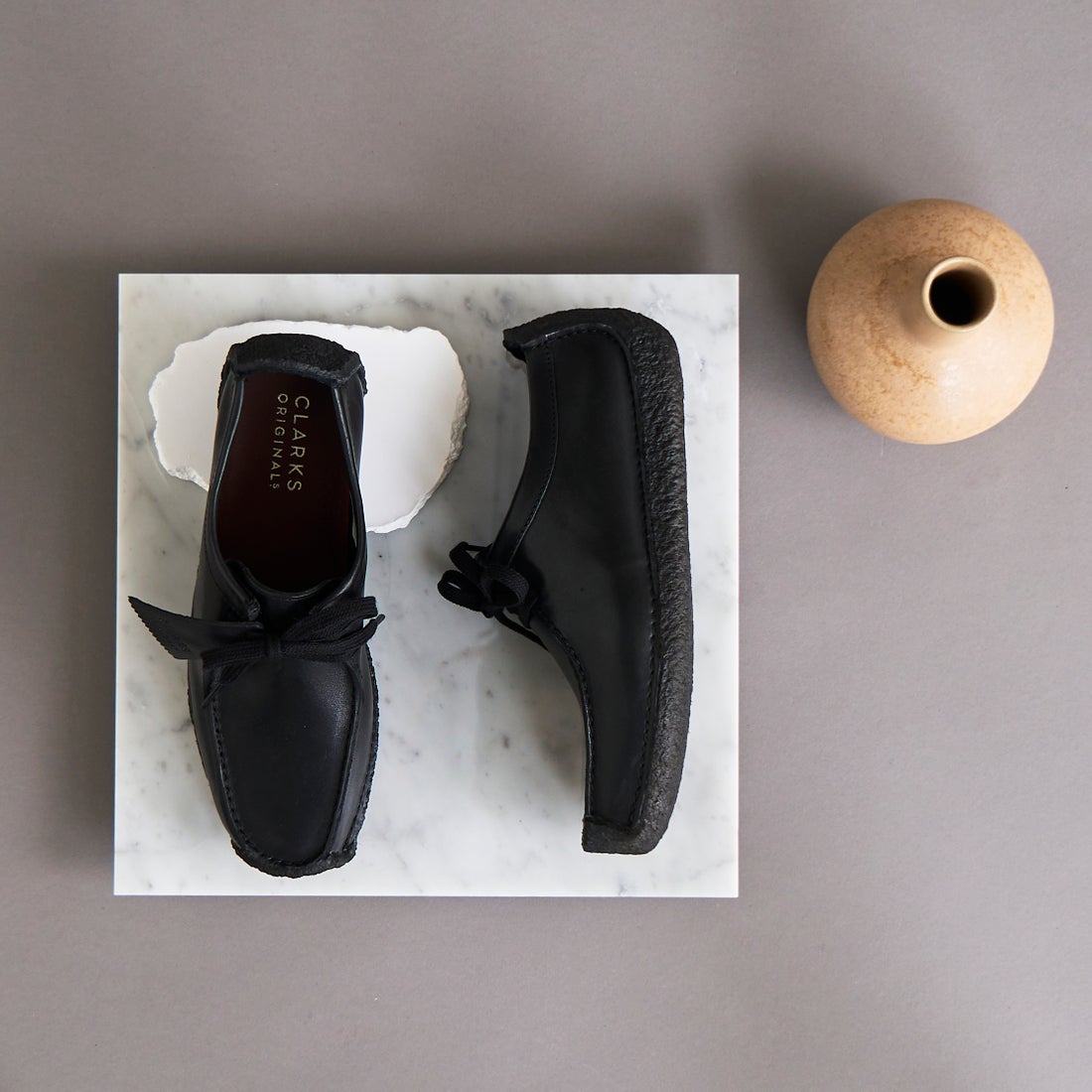 Natalie. / レディース ナタリー （ブラックスムースレザー） -Clarks